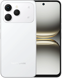Смартфон Tecno Spark 40 256Gb 8Gb белый моноблок 3G 4G 2Sim 6.67" 720x1600 Android 15 50Mpix 802.11 a/b/g/n/ac/ax NFC GPS GSM900/1800 GSM1900 Protect FM microSD max1024Gb