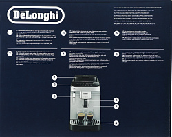 Кофемашина Delonghi Magnifica Evo ECAM290.31.SB 1450Вт серебристый/черный