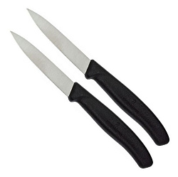 Набор ножей кухон. Victorinox Swiss Classic 6.7603.B компл.:2предм. черный блистер