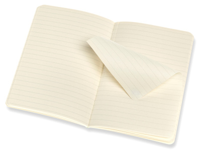 Блокнот Moleskine VOLANT QP711F16B24 Pocket 90x140мм 80стр. линейка мягкая обложка оранжевый/голубой (2шт)