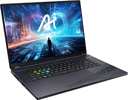 Ноутбук Gigabyte Aorus 16X Core i7 13650HX 16Gb SSD1Tb NVIDIA GeForce RTX4070 8Gb 16" IPS QHD+ (2560x1600) FreeDOS grey WiFi BT Cam (9SG-43KZC54SD)