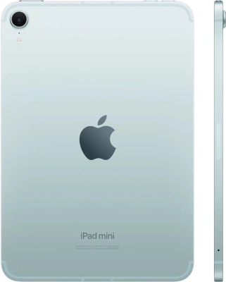 Планшет Apple iPad mini 2024 A2995 A17 Pro 6С RAM8Gb ROM128Gb 8.3" IPS 2266x1488 5G eSIM iOS голубой 12Mpix 12Mpix BT WiFi 9hr