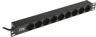Блок распределения питания ITK PH22-9D1 гор.размещ. 9xSchuko базовые 16A Schuko 2м