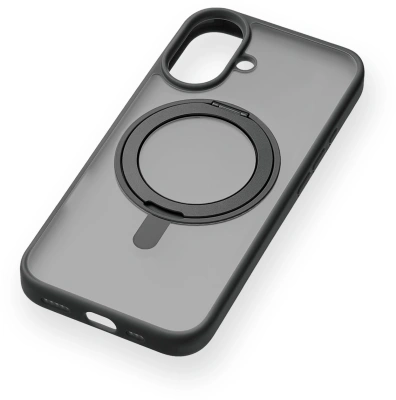 Чехол (клип-кейс) uBear для Apple iPhone 16 Clip 360 with MagSafe черный (CS437BL61RG-I24M)