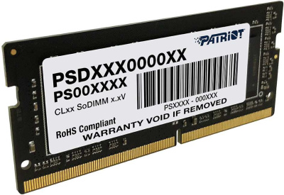 Память DDR4 16Gb 2400MHz Patriot PSD416G240081S Signature RTL PC4-19200 CL17 SO-DIMM 260-pin 1.2В single rank Ret