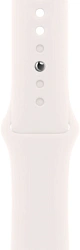 Смарт-часы Apple Watch Series 11 A3331 42мм OLED корп.розовое золото Sport Band рем.белый разм.брасл.:130-180мм (MEW24LW/A)