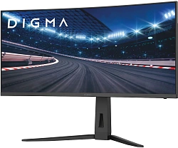 Монитор Digma 34" Overdrive 34A712Q черный VA LED 1ms 21:9 HDMI M/M матовая HAS Piv 450cd 178гр/178гр 3440x1440 200Hz DP UW 5.7кг