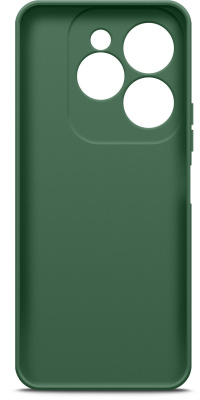 Чехол (клип-кейс) BoraSCO для Infinix Hot 40i/Smart 8/8 Plus/8 Pro Silicone Case зеленый опал (72660)