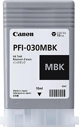 Картридж струйный Canon PFI-030MBK 3488C001 черный матовый (55мл) для Canon imagePROGRAF TA-20, TA-30, TM-240, TM-340.