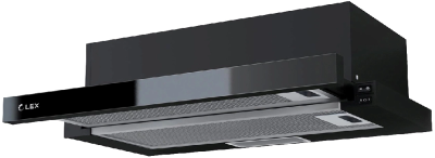 Вытяжка встраиваемая Lex HIDE G 600 черный управление: кнопочное (1 мотор)