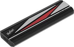 Накопитель SSD Netac USB-C 2TB NT01ZX20L-002T-32BK ZX20L черный