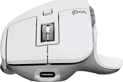Мышь Logitech MX Master 3S светло-серый оптическая 8000dpi беспров. BT/Radio USB 5but (910-006562)