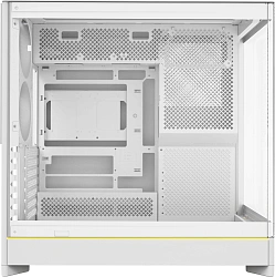 Корпус Montech HS02 белый без БП ATX 8x120mm 2xUSB3.0 audio