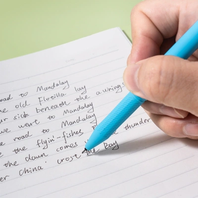 Ручка гелев. Deli (EG163-BK) ассорти d=0.5мм черн. черн. кор.карт. игловидный пиш. наконечник кругл.