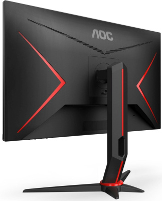 Монитор AOC 27" Q27G2S черный/красный IPS LED 16:9 HDMI матовая HAS Piv 1000:1 350cd 178гр/178гр 2560x1440 165Hz DP 2K 5.6кг