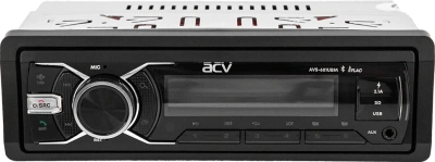 Автомагнитола ACV AVS-601UBM 1DIN 4x50Вт v5.0 USB 2.0 AUX 1.3" 3 ПДУ RDS (43340)