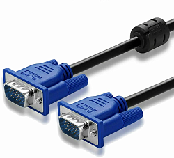 Кабель Premier 5-960B VGA (m) VGA (m) 1.8м (5-960B 1.8) феррит.кольца черный