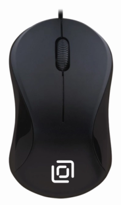 Мышь Оклик 115SR черный оптическая 1000dpi USB для ноутбука 3but (492888)
