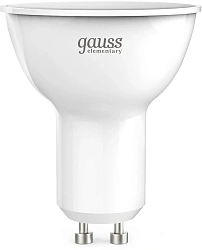 Лампа светодиодная Gauss Elementary 13621 11Вт цок.:GU10 софит 220B св.свеч.бел.нейт. MR16 (упак.:10шт)