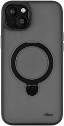 Чехол (клип-кейс) uBear для Apple iPhone 15 Clip Mag Case with MagSafe черный (CS296BL61RG-I23M)