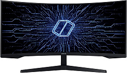 Монитор Samsung 34" Odyssey G5 C34G55TWWI черный VA LED 1ms 21:9 HDMI матовая 250cd 178гр/178гр 3440x1440 165Hz DP UW 5.6кг