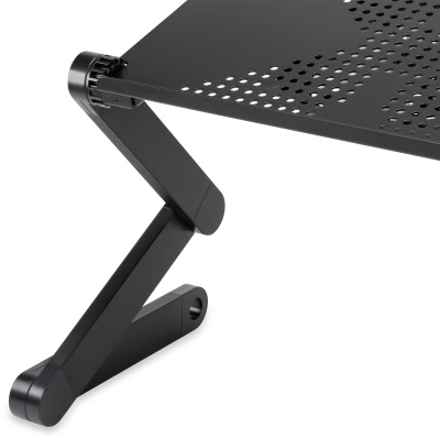 Стол для ноутбука Buro BU-803 складн. столешница металл черный 48x48x26см