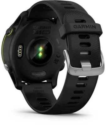 Смарт-часы Garmin Forerunner 255 33мм 1.3" корп.черный рем.черный (010-02641-30)
