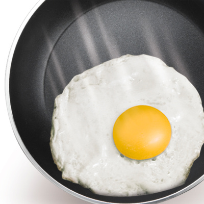 Сковорода Rondell Invictus RDA-1364 круглая 24см покрытие: Xylan Plus ручка несъемная (без крышки) черный