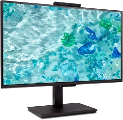 Монитор Acer 27" Vero B278UGbemiqprcuzx черный IPS LED 16:9 HDMI M/M Cam матовая HAS Piv 350cd 178гр/178гр 2560x1440 120Hz FreeSync DP 2K 10.24кг