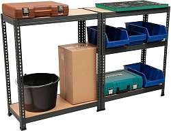 Стеллаж Практик SBL 180KD пол.:5 разборная 1803x900x450мм антрацит (S24499373409)