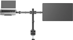 Кронштейн для монитора/ноутбука Cactus CS-VM-LH24-BL черный 17"-35" макс.20кг настольный поворот и наклон