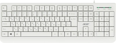 Клавиатура + мышь Acer OCC400 клав:белый мышь:белый USB (ZL.ACCCC.014)