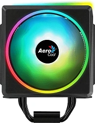 Устройство охлаждения(кулер) Aerocool Cylon 4F ARGB Soc-AM5/AM4/1200/1700/1851 черный 4-pin 14-26dB Al+Cu 145W 550gr Ret (CYLON 4F ARGB PWM 4P)