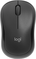 Мышь Logitech Silent M220 темно-серый/черный оптическая 1000dpi silent беспров. USB 2but (910-004895)