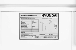 Морозильный ларь Hyundai CH1002 белый 70Вт