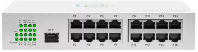Коммутатор SNR SNR-S1916-1GS (L2) 16x100Мбит/с 1SFP неуправляемый