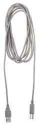 Кабель Buro USB A(m) USB B(m) 3м (BHP RET USB_BM30) серый (блистер)