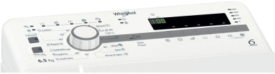 Стиральная машина Whirlpool TDLR 65230SS EU/N пан.англ. класс: A загр.вертикальная макс.:6кг белый инвертер