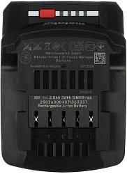 Батарея аккумуляторная Metabo Li-Power 18В 2Ач Li-Ion (625026000)