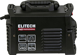 Сварочный аппарат Elitech WM 180 Pulse инвертор MMA/TIG-Lift 5.8кВт