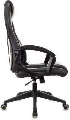 Кресло игровое Zombie Arena черный эко.кожа/ткань крестов. пластик