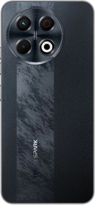 Смартфон Tecno Spark 30 Pro 256Gb 8Gb черный моноблок 3G 4G 2Sim 6.78" 1080x2436 Android 14 108Mpix 802.11 a/b/g/n/ac NFC GPS GSM900/1800 Protect FM microSD max1024Gb