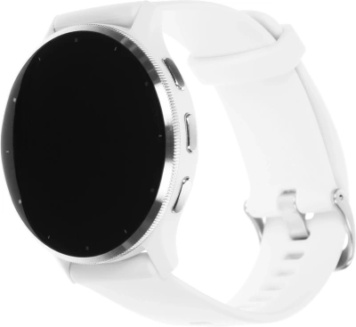 Смарт-часы Garmin Venu 3 35.4мм 1.4" AMOLED корп.серый/серебристый рем.белый (010-02784-00)