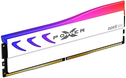Память DDR5 2x16GB 6000MHz Silicon Power SP032GXLWU60AFDL Xpower Storm RGB RTL Gaming PC5-48000 CL30 DIMM 288-pin 1.35В kit single rank с радиатором Ret