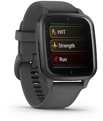 Смарт-часы Garmin Venu Sq 2 35.9мм 1.4" AMOLED корп.серый силикон рем.серый (010-02701-10)