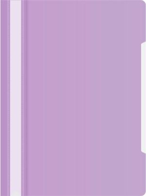 Папка-скоросшиватель Бюрократ Pastel -PSLPAST/VIO A4 прозрач.верх.лист пластик фиолетовый 0.14/0.18