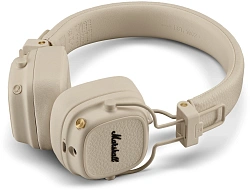 Гарнитура накладные Marshall Major V бежевый беспроводные bluetooth оголовье (MAJOR V CREAM)