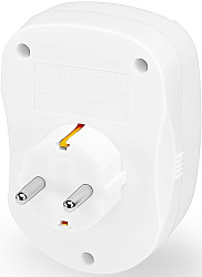 Сетевой фильтр Buro 100SH-Plus-W (1 розетка) белый (коробка)
