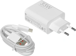 Сетевое зар./устр. Xiaomi BHR9956EU 33W 3A (PD) USB универсальное белый
