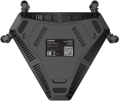 Роутер беспроводной Digma DWR-N302LTE N300 10/100BASE-TX/3G/4G cat. 4 черный